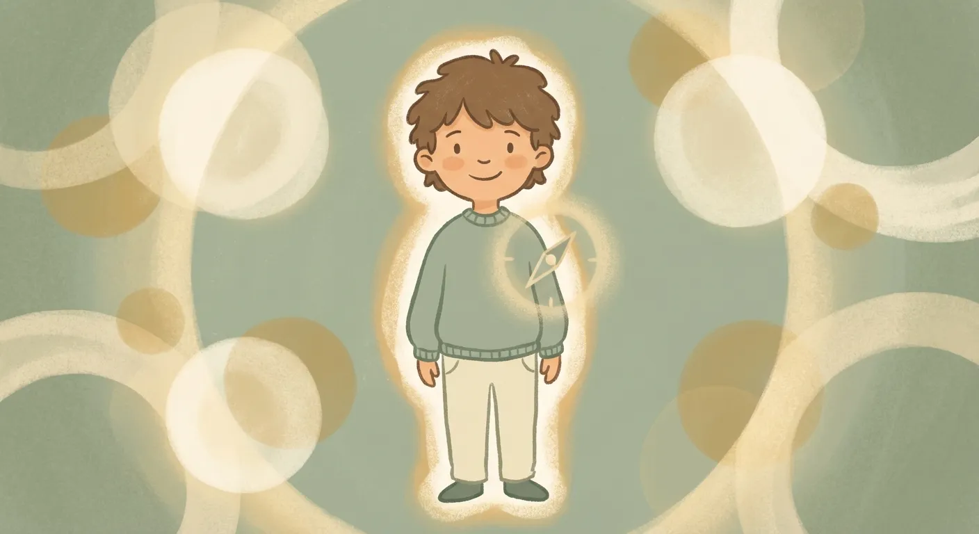 A confident child with a strong inner compass