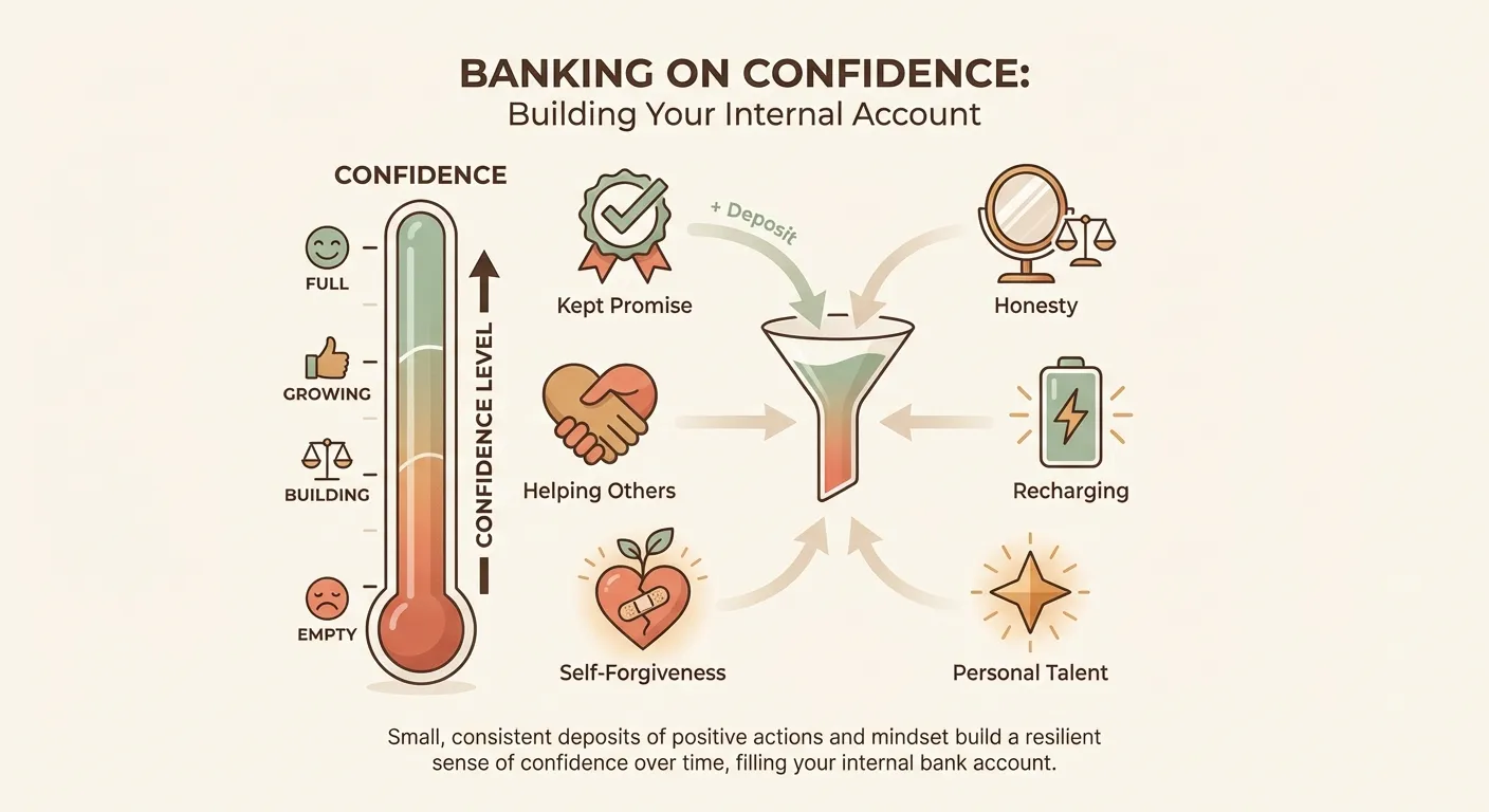 The confidence account: six types of deposits that build self-worth
