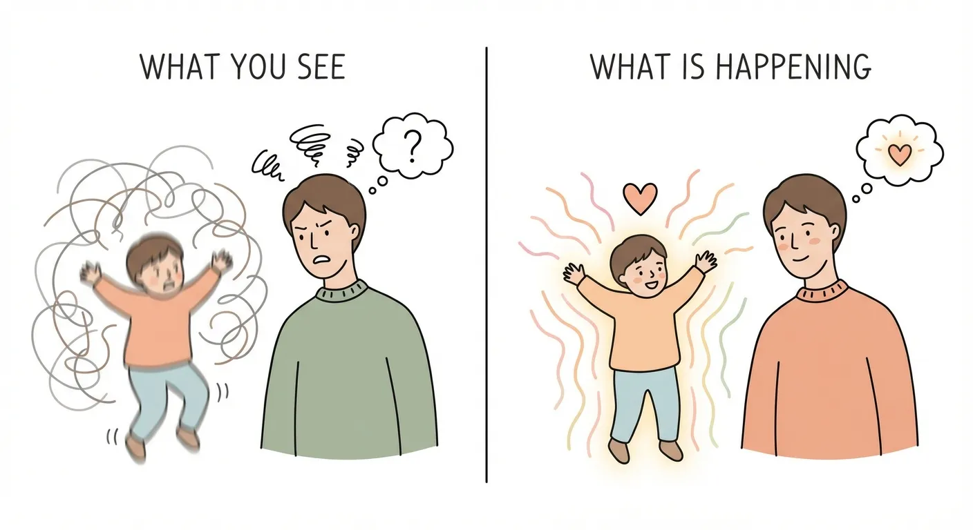 Before: What you see vs. After: What's actually happening