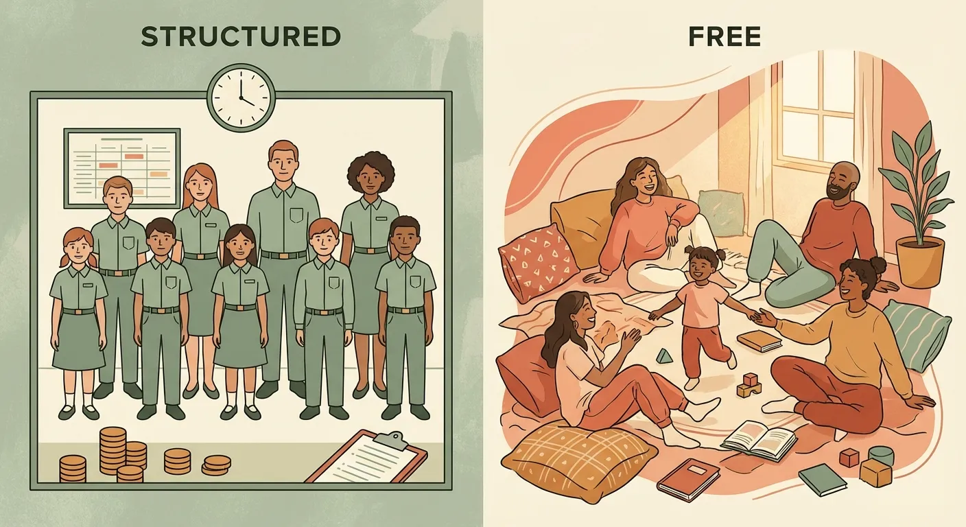 Comparison of structured activities vs. free roughhousing at home